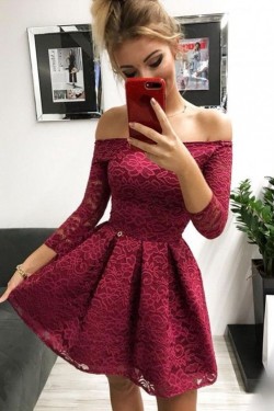 Short Lace Prom Dress Homecoming Graduation Cocktail Dresses 701162