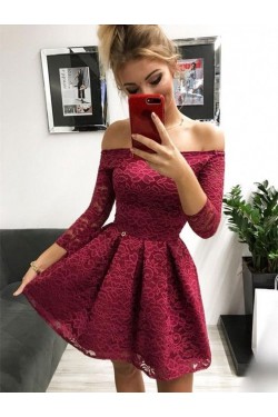 Short Lace Prom Dress Homecoming Graduation Cocktail Dresses 701162