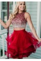 Cute Beaded Short Prom Dress Homecoming Graduation Cocktail Dresses 701166