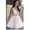 A-Line Lace Short Prom Dress Homecoming Graduation Cocktail Dresses 701167