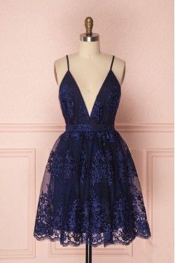 Short Lace Prom Dress Homecoming Graduation Cocktail Dresses 701168