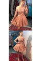 Short Beaded Lace Prom Dress Homecoming Graduation Cocktail Dresses 701175