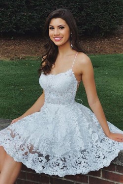 Short Lace Prom Dress Homecoming Graduation Cocktail Dresses 701191