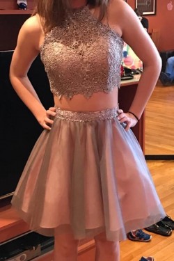 Short Lace Prom Dress Homecoming Graduation Cocktail Dresses 701197