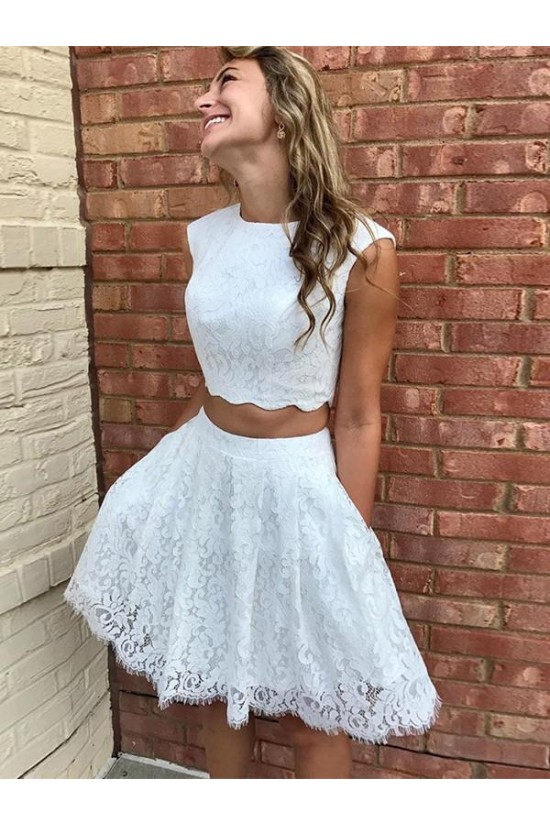 Short White Lace Prom Dress Homecoming Graduation Cocktail Dresses 701205 Short White Lace Prom Dress Homecoming Graduation Cocktail Dresses 701205