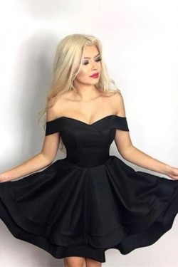 Short Black Prom Dress Homecoming Graduation Cocktail Dresses 701242
