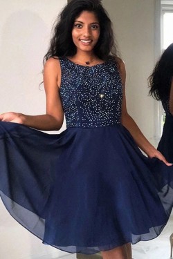 Short Beaded Lace Prom Dress Homecoming Graduation Cocktail Dresses 701245