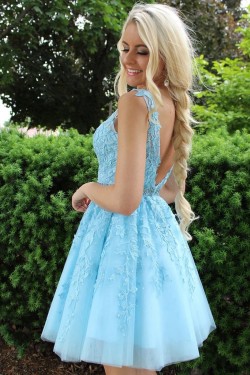 Short Beaded Lace Prom Dress Homecoming Graduation Cocktail Dresses 701246