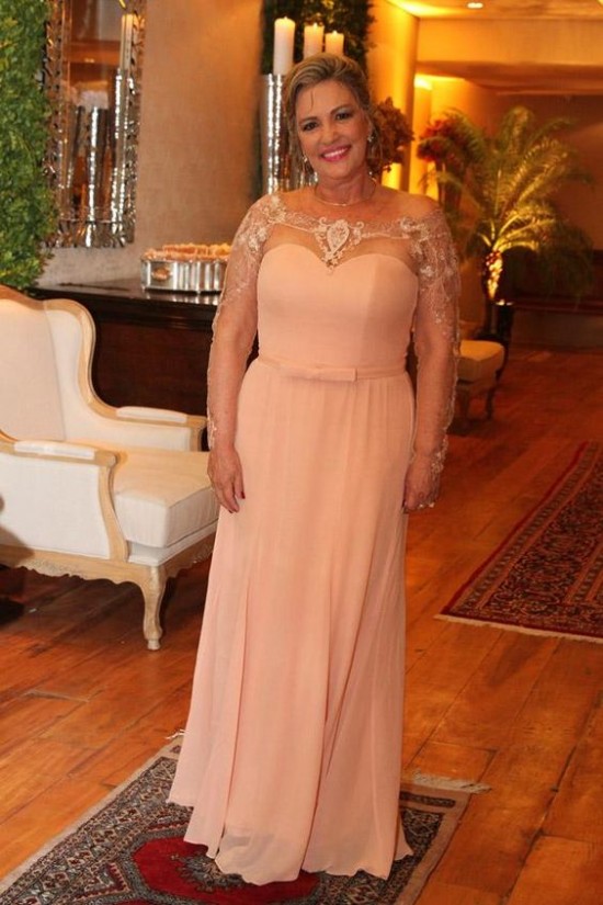Long Sleeves Lace Mother of the Bride Dresses 702005 Long Sleeves Lace Mother of the Bride Dresses 702005