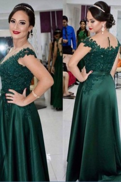 A-Line Beaded Lace Mother of the Bride Dresses 702014