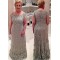 Beaded Lace Floor Length Mother of the Bride Dresses 702017