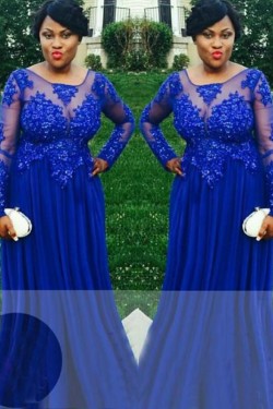 A-Line Beaded Lace Long Sleeves Mother of the Bride Dresses 702018