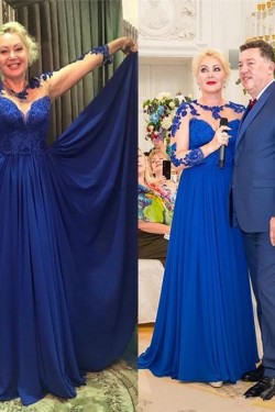 A-Line Lace Mother of the Bride Dresses 702020