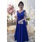 A-Line Lace V-Neck Mother of the Bride Dresses 702021