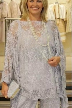 Elegant Lace Pant Suits Mother of the Bride Dresses 702022