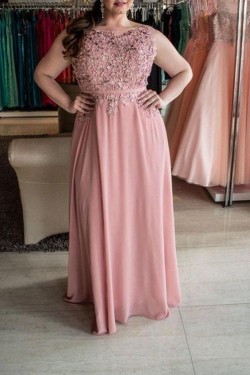 A-Line Beaded Lace Mother of the Bride Dresses 702023