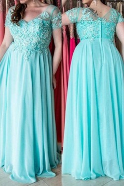 A-Line Beaded Lace Mother of the Bride Dresses 702024