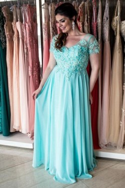 A-Line Beaded Lace Mother of the Bride Dresses 702024