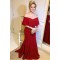 Long Red Mermaid Mother of the Bride Dresses 702030