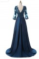 A-Line Beaded Lace Mother of the Bride Dresses 702051