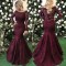 Long Sleeves Beaded Mermaid Mother of the Bride Dresses 702080