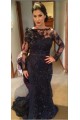 Long Sleeves Beaded Lace Mermaid Mother of the Bride Dresses 702084 Long Sleeves Beaded Lace Mermaid Mother of the Bride Dresses 702084
