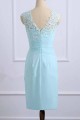 Short Chiffon Lace Mother of the Bride Dresses 702085