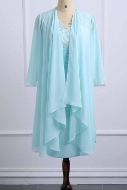 Short Chiffon Lace Mother of the Bride Dresses 702085