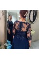 A-Line Beaded Lace Long Mother of the Bride Dresses 702091