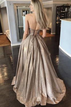 Sequin Long Prom Dress Ball Gown Formal Evening Dresses 901004