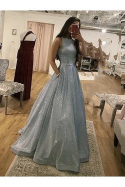 Long Sparkle Prom Dresses Formal Evening Gowns 901012