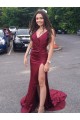 Elegant Long V Neck Prom Dresses Formal Evening Gowns 901025 Elegant Long V Neck Prom Dresses Formal Evening Gowns 901025