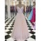 A-Line Sparkle Tulle Long Prom Dresses Formal Evening Gowns 901044