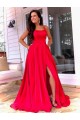 A-Line Spaghetti Straps Long Red Prom Dresses Formal Evening Gowns 901075 A-Line Spaghetti Straps Long Red Prom Dresses Formal Evening Gowns 901075