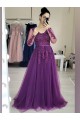 A-Line Long Purple Lace Long Sleeves Prom Dresses Formal Evening Gowns 901105 A-Line Long Purple Lace Long Sleeves Prom Dresses Formal Evening Gowns 901105