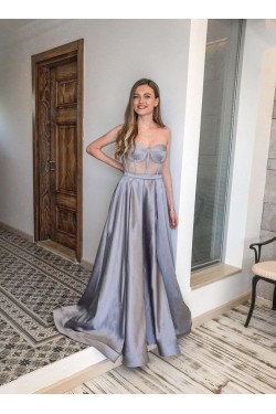 A-Line Sweetheart Long Prom Dresses Formal Evening Gowns 901114