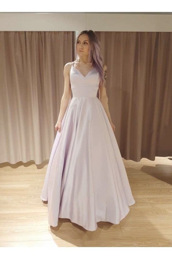 Long Satin V Neck Prom Dresses Formal Evening Gowns 901126 Long Satin V Neck Prom Dresses Formal Evening Gowns 901126