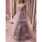 A-Line Beaded Lace and Tulle Long Prom Dresses Formal Evening Gowns 901132
