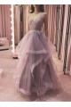 A-Line Beaded Lace and Tulle Long Prom Dresses Formal Evening Gowns 901132 A-Line Beaded Lace and Tulle Long Prom Dresses Formal Evening Gowns 901132