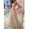 A-Line Lace and Tulle Prom Dress Formal Evening Gowns 901138