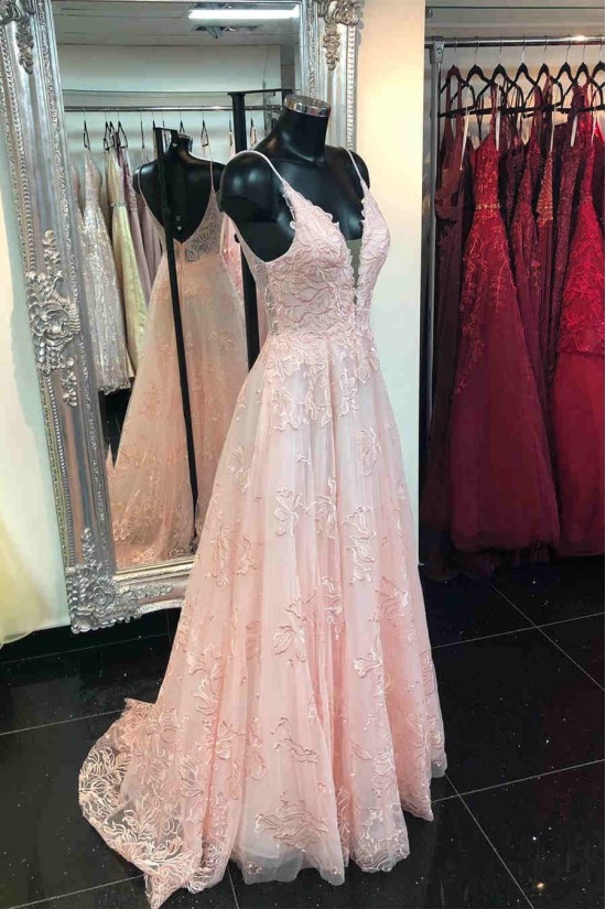 A-Line Lavender Long Prom Dress Formal Evening Gowns 901160