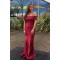 Mermaid Off the Shoulder Spaghetti Straps Prom Dress Formal Evening Gowns 901161
