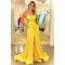 Long Yellow Spaghetti Straps Prom Dress Formal Evening Gowns 901175