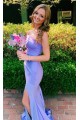 Elegant Lavender One Shoulder Long Prom Dress Formal Evening Gowns 901176