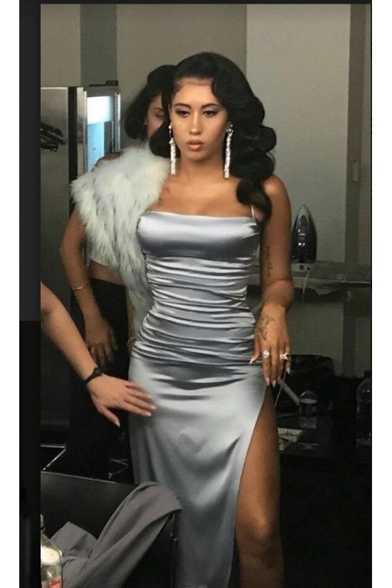 Simple Sheath Spaghetti Straps Prom Dress Formal Evening Gowns 901179 Simple Sheath Spaghetti Straps Prom Dress Formal Evening Gowns 901179