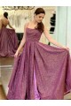 A-Line Sparkle Sequin Spaghetti Straps Prom Dress Formal Evening Gowns 901186 A-Line Sparkle Sequin Spaghetti Straps Prom Dress Formal Evening Gowns 901186