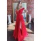 Long Red Off the Shoulder Prom Dress Formal Evening Gowns 901187