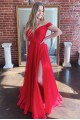 Long Red Off the Shoulder Prom Dress Formal Evening Gowns 901187 Long Red Off the Shoulder Prom Dress Formal Evening Gowns 901187
