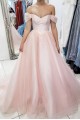 A-Line Long Pink Tulle Prom Dress Formal Evening Gowns 901194 A-Line Long Pink Tulle Prom Dress Formal Evening Gowns 901194