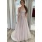 A-Line Lace and Tulle Prom Dress Formal Evening Gowns 901196